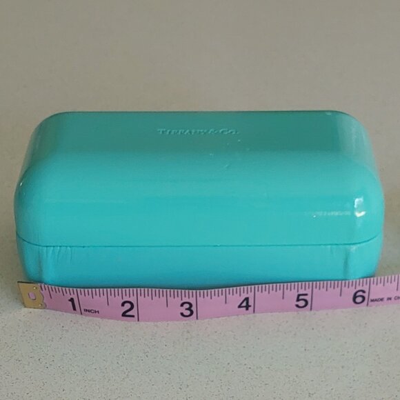 Tiffany & Co. Light Turquoise Blue Hard Clamshell Glasses Case (CASE ONLY) - Picture 11 of 16